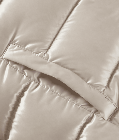 RefrigiWear Piumino Invernale Donna Pelliccia