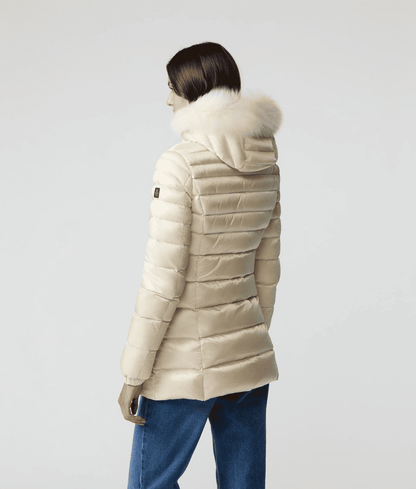 RefrigiWear Piumino Invernale Donna Pelliccia