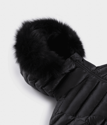 RefrigiWear Piumino Invernale Donna Pelliccia