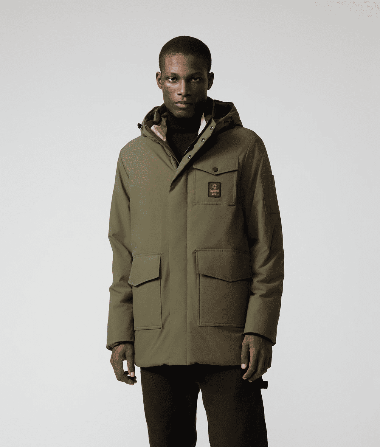 RefrigiWear Parka Uomo Soft Shell Invernale Idrorepellente