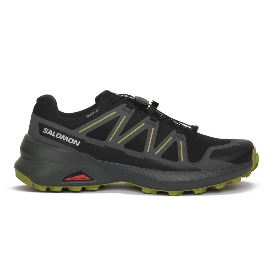 Scarpa Uomo Speedcross Peak GTX Nero/Verde, con allacciatura Quicklace™