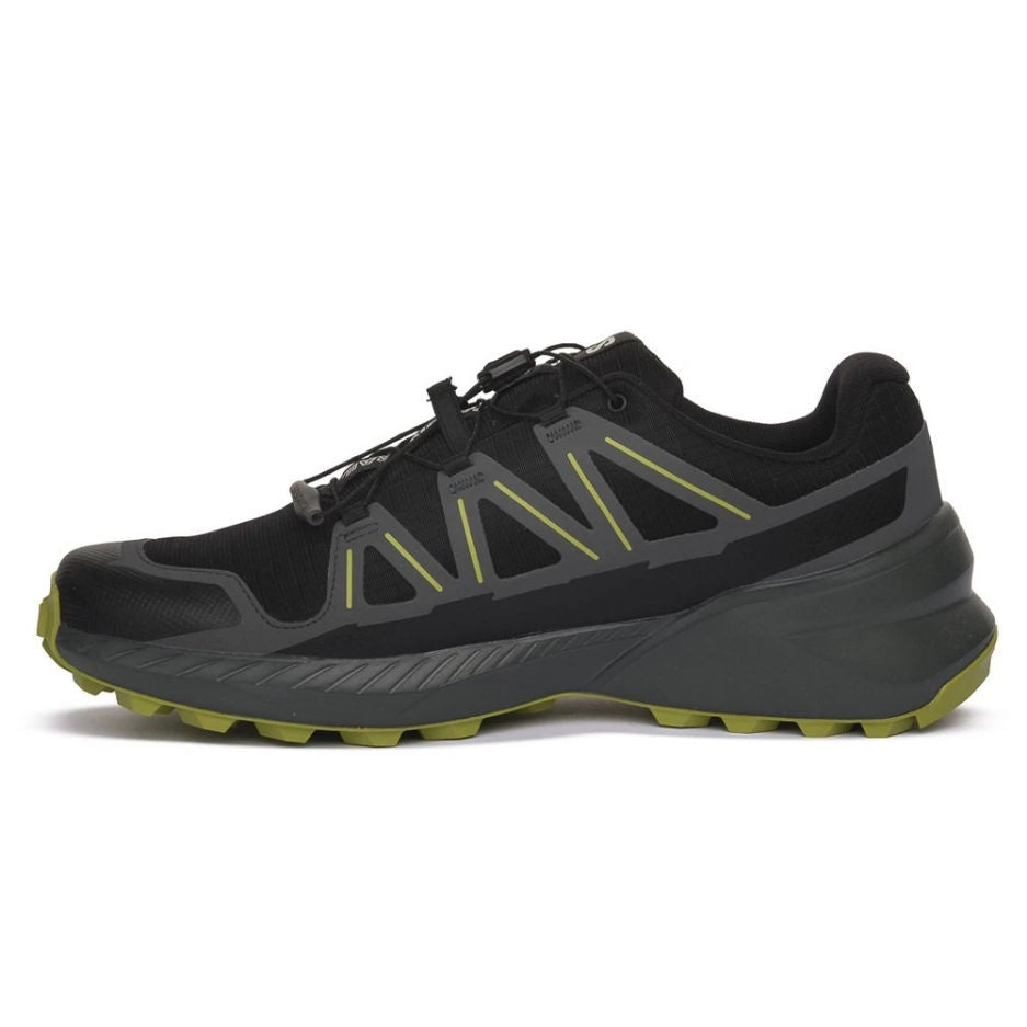 Scarpa Uomo Speedcross Peak GTX Nero/Verde, con allacciatura Quicklace™