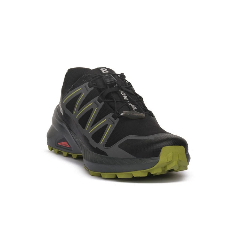Scarpa Uomo Speedcross Peak GTX Nero/Verde, con allacciatura Quicklace™