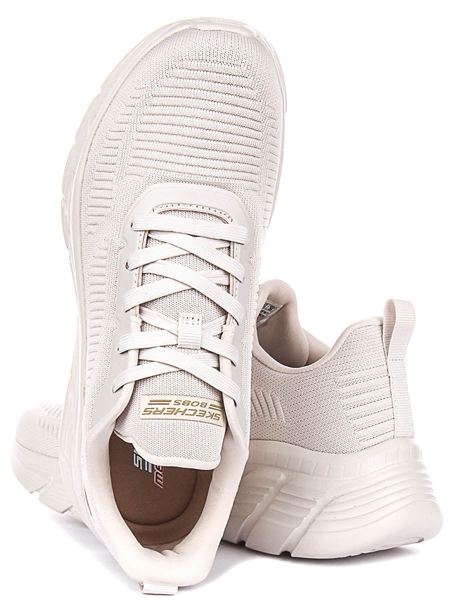 Skechers Bobs Sport Flex In Off White For Women