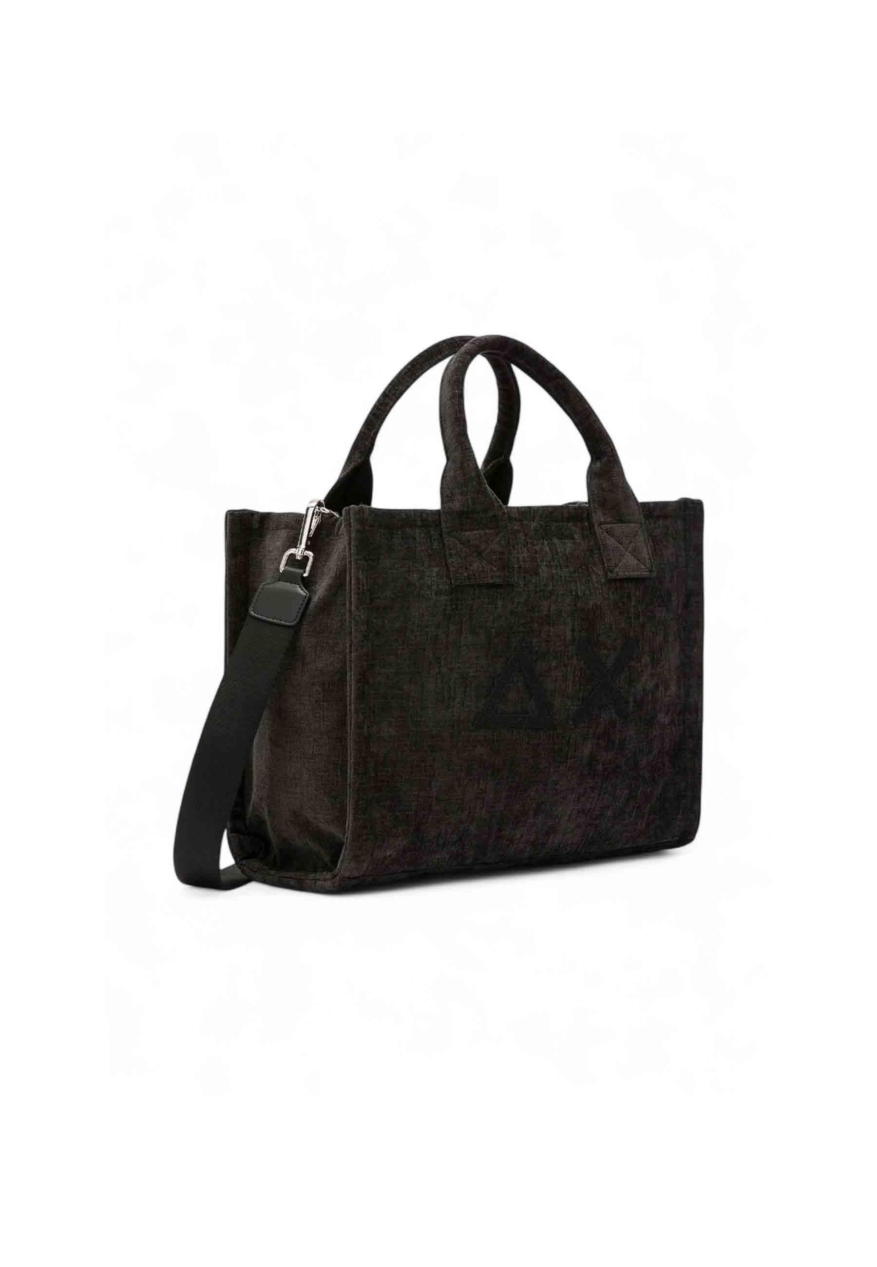 Sun68 Borsa A Mano Donna Nero Invernale