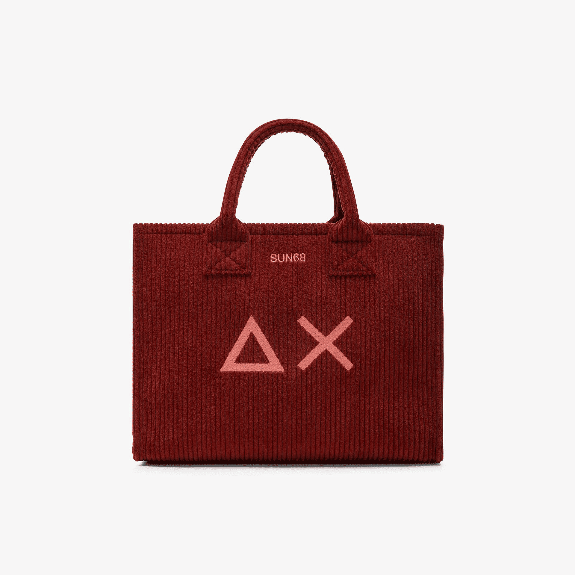 Sun68 Shopping Bag Midi Velluto Tracolla Rimovibile