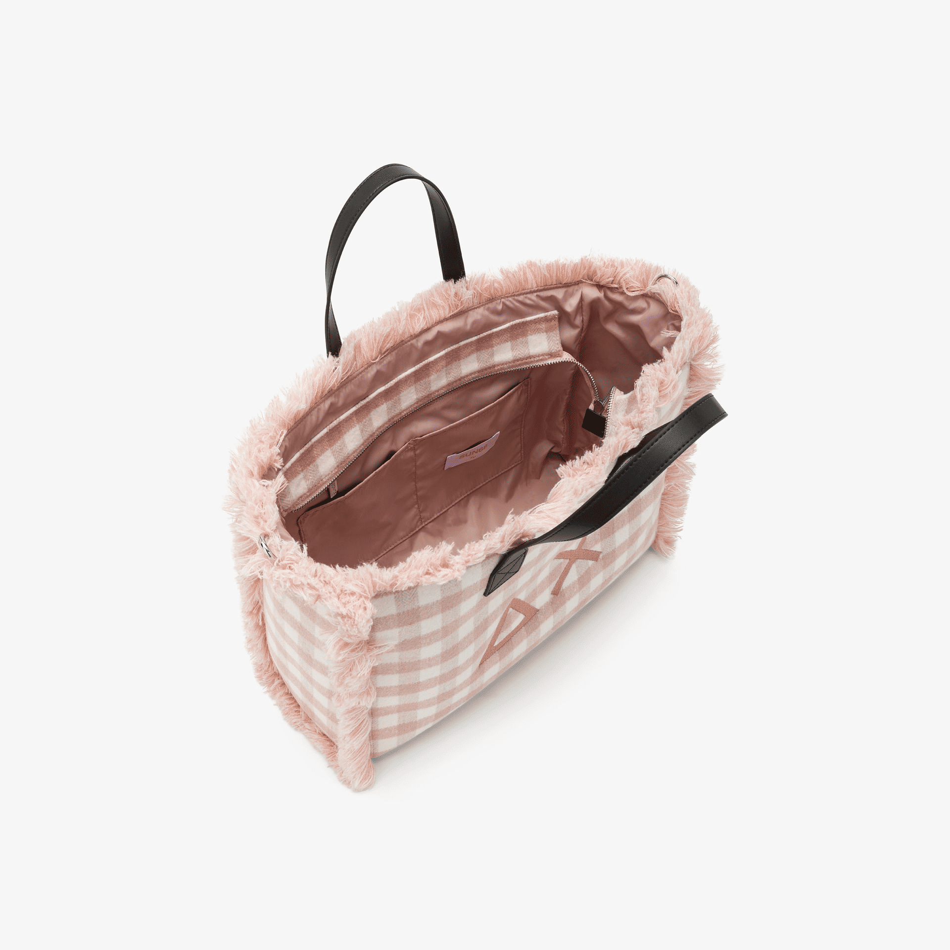 Sun68 Borsa A Mano Donna Inverno Nero Frange