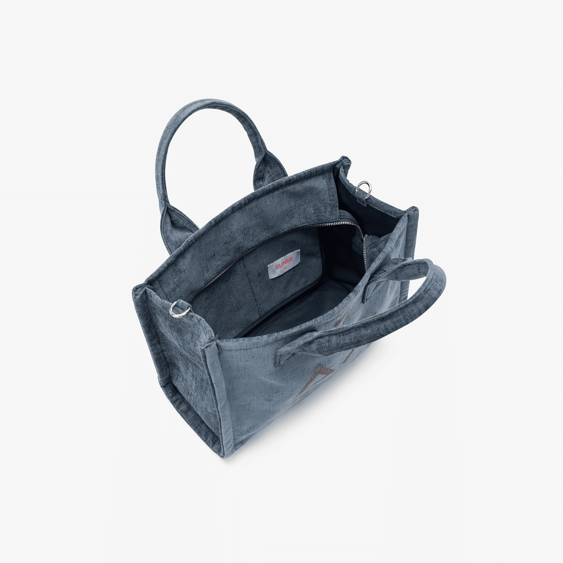 Sun68 Borsa A Mano Donna Nero Inverno