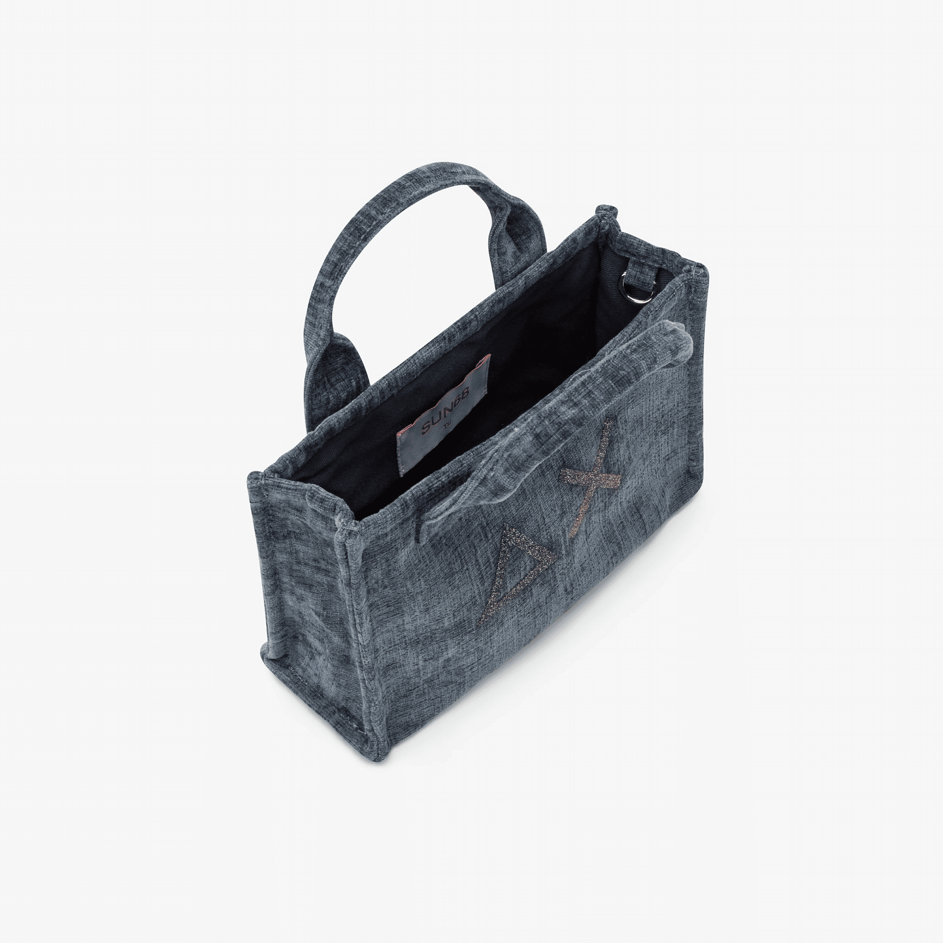 Sun68 Mini Shopping Bag Cali Velluto Donna