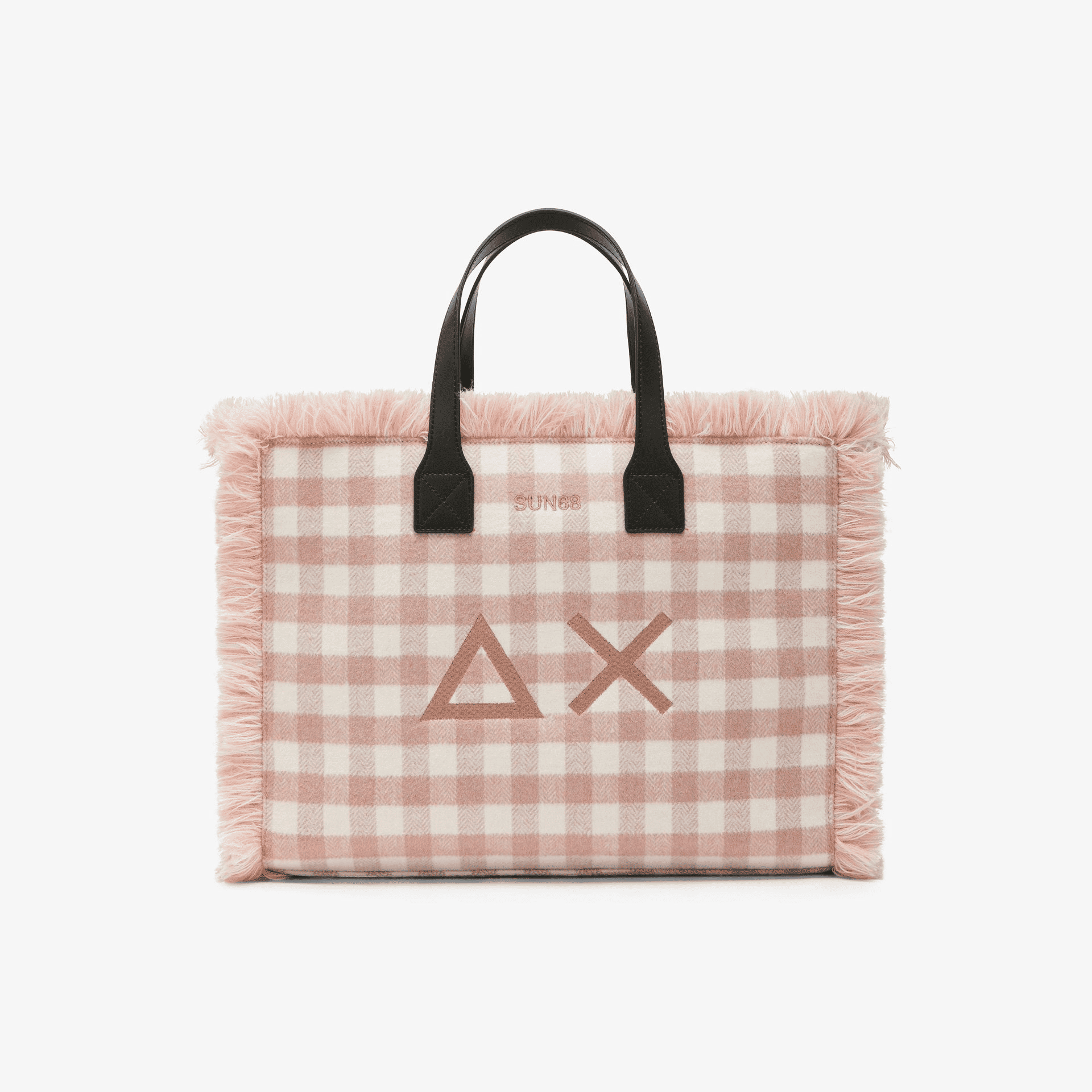 Sun68 Borsa A Mano Donna Inverno Nero Frange