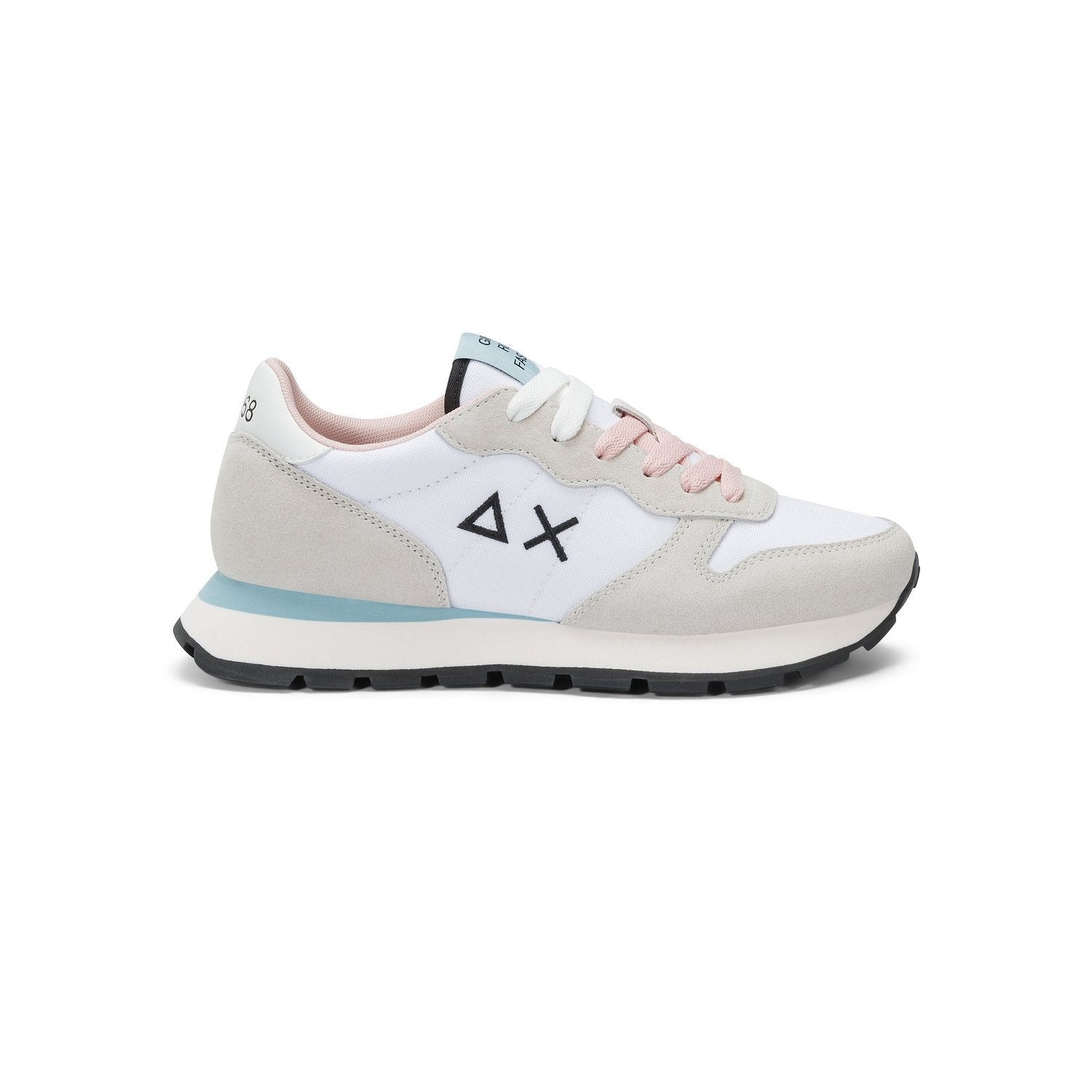 SUN68 Ally Solid Sneaker Bassa Donna - Z45201 Bianco