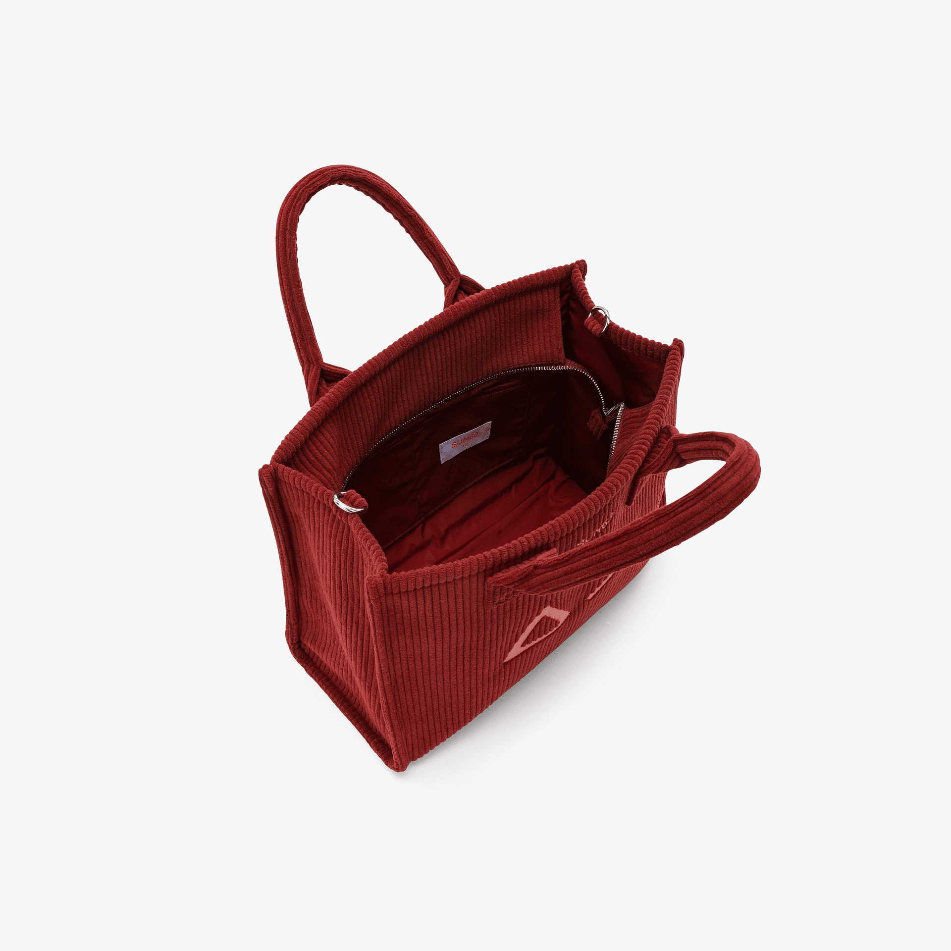 Sun68 Shopping Bag Midi Velluto Tracolla Rimovibile