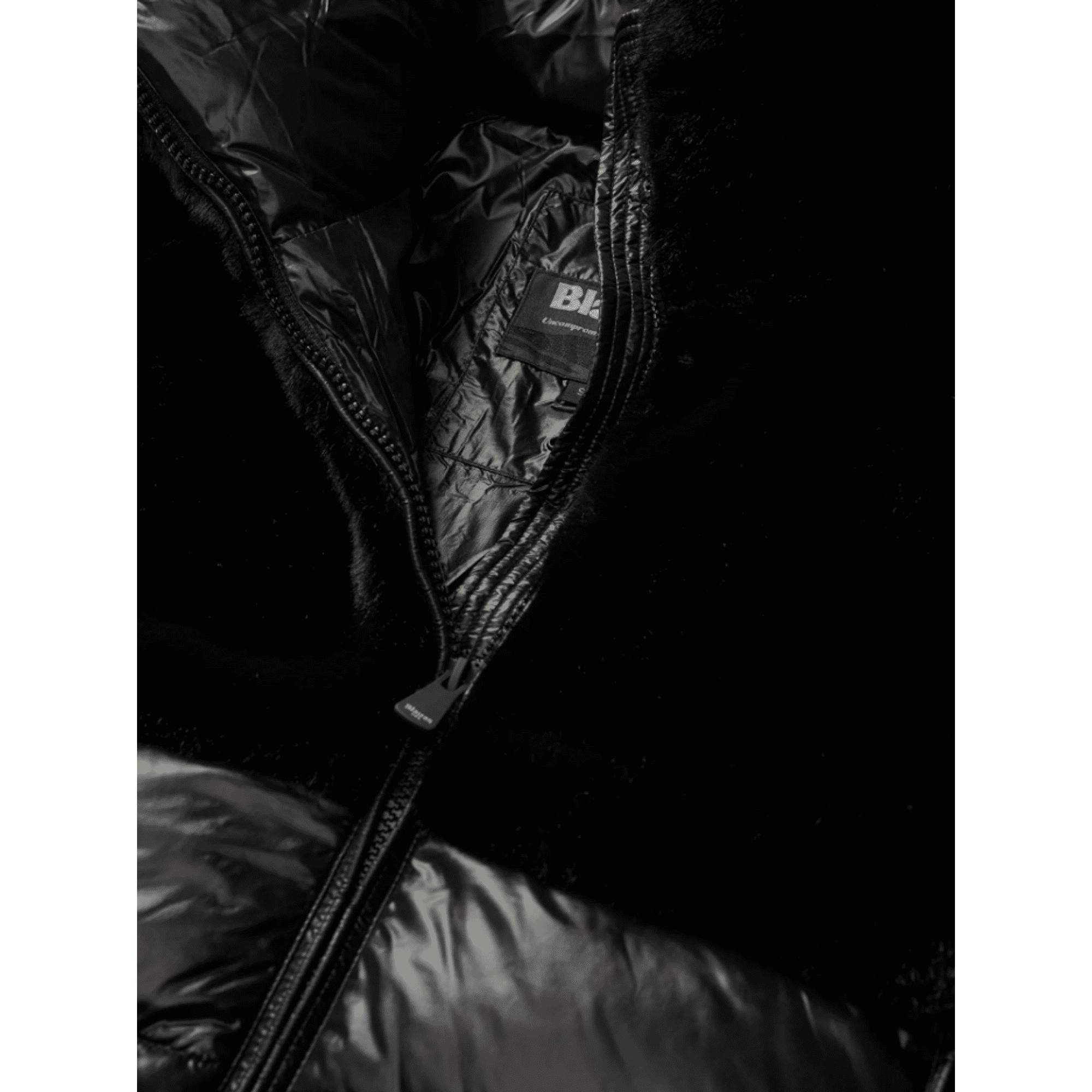 GIUBBETTO NYLON CON PELLICCIA ECO FANEVIL