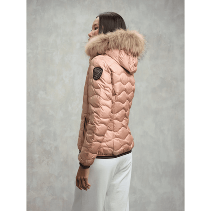 PIUMINO CON BORDO IN PELLICCIA ALDIE