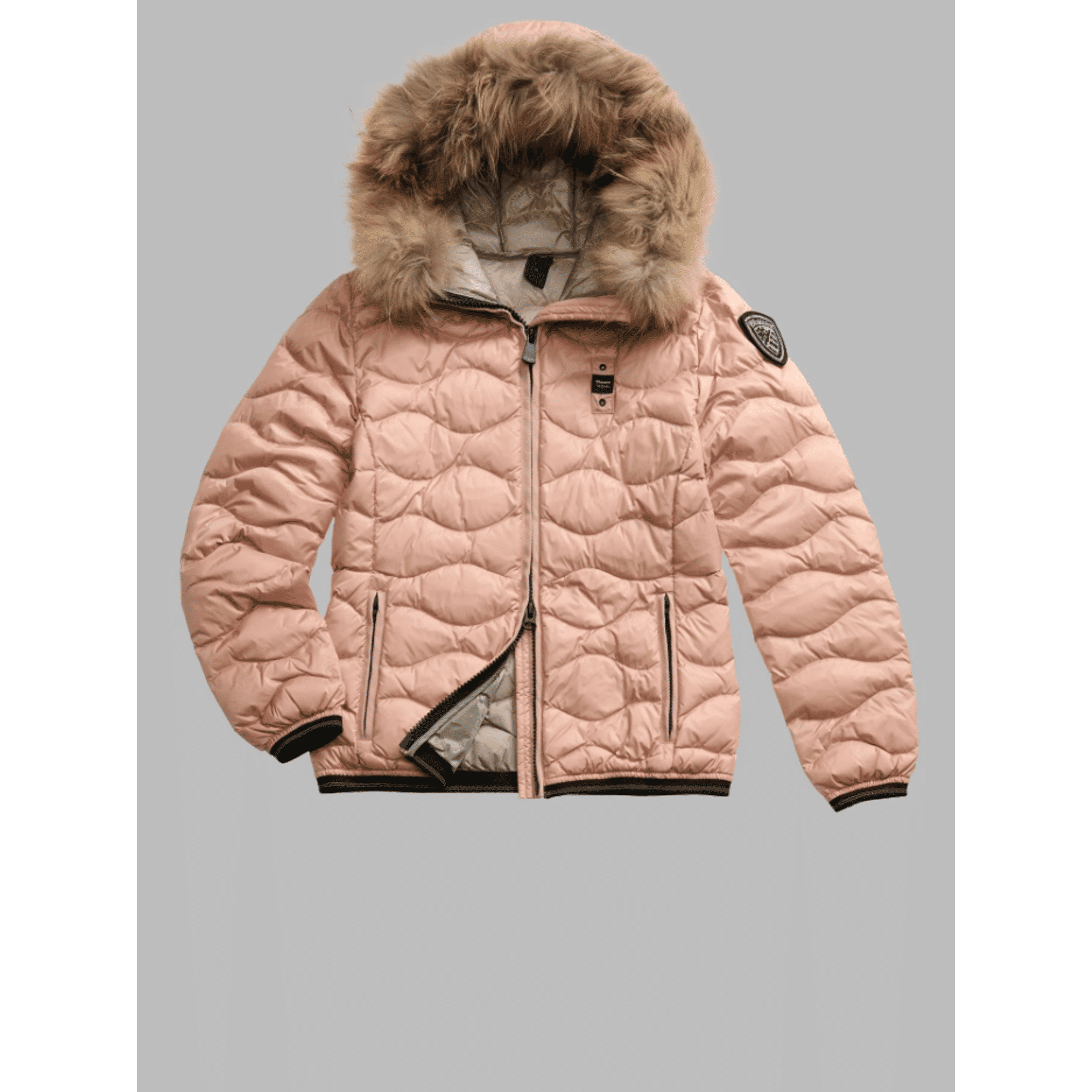 PIUMINO CON BORDO IN PELLICCIA ALDIE