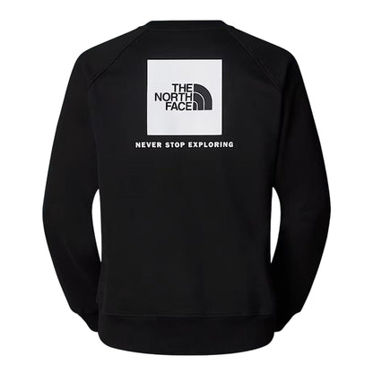 Felpa Uomo girocollo Nero con NSE Box retro