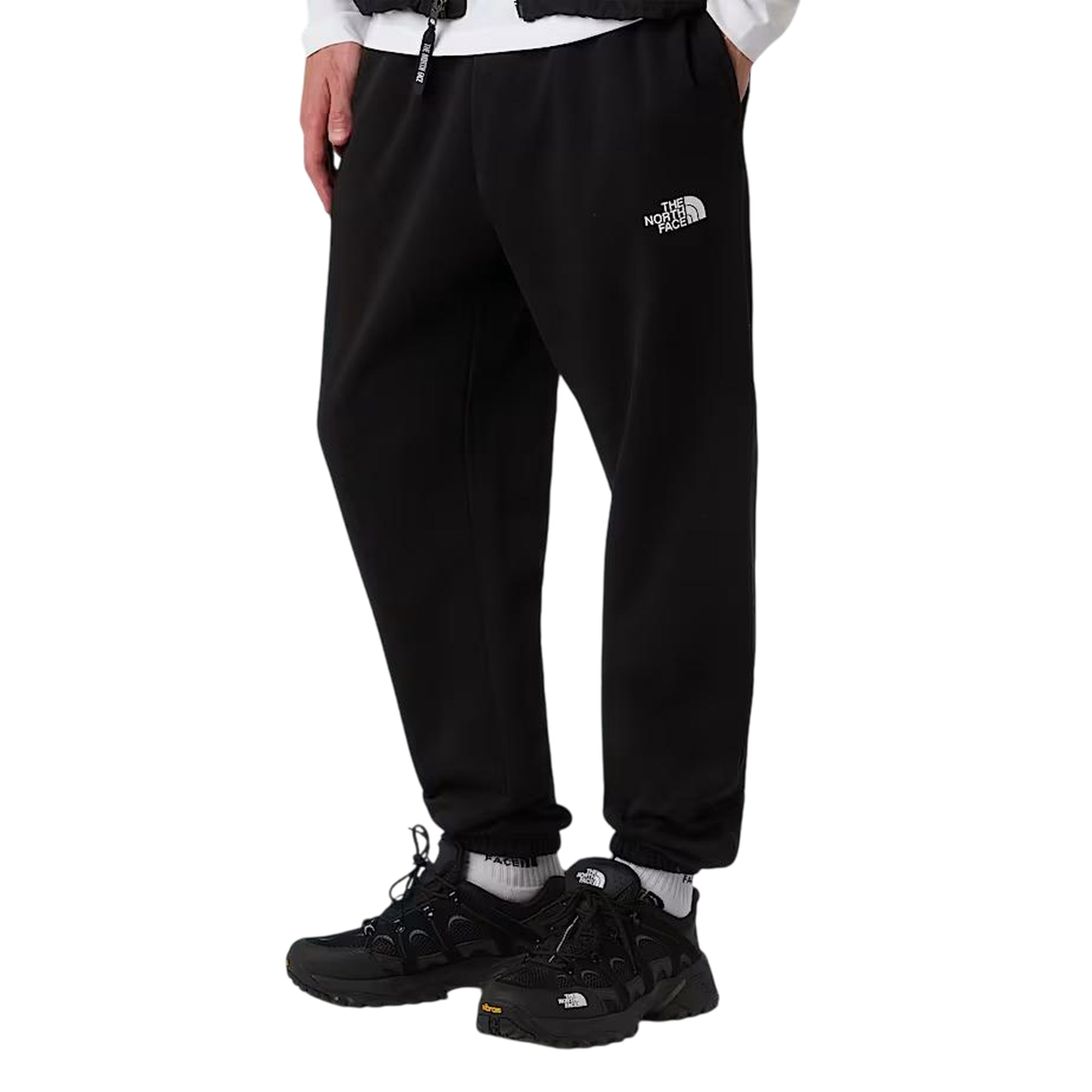 Pantalone Uomo Simple Dome Joggers Nero modello frontale