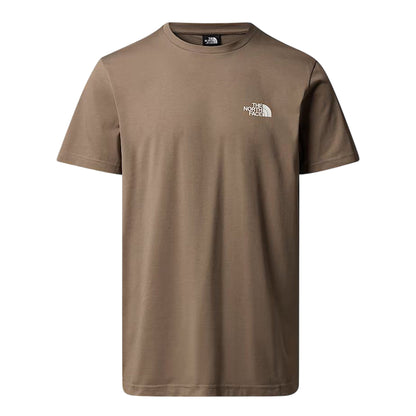 T-shirt Uomo Simple Dome marrone