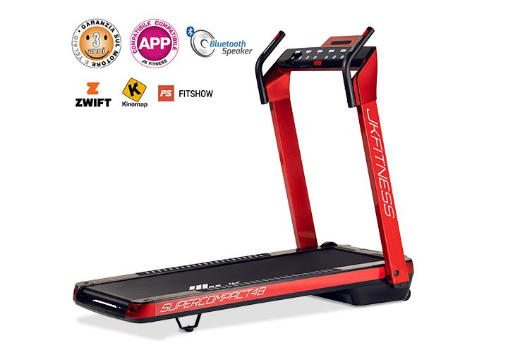 JK FITNESS TAPIS ROULANT SUPERCOMPACT48 RED