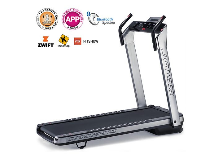 JK FITNESS TAPIS ROULANT SUPERCOMPACT48 SILVER