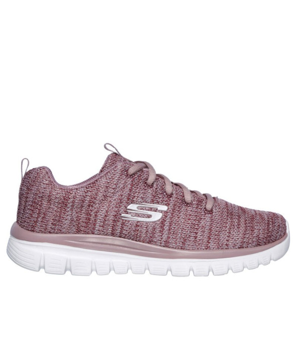 SKECHERS SCARPE RUNNING W DONNA GRACEFUL TWISTED FORTUNE ROSA