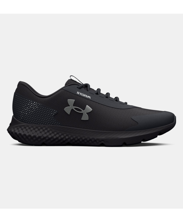 UNDER ARMOUR SCARPA RUNNING UOMO UA CHARGED ROGUE 3 STORM TOTAL BLACK