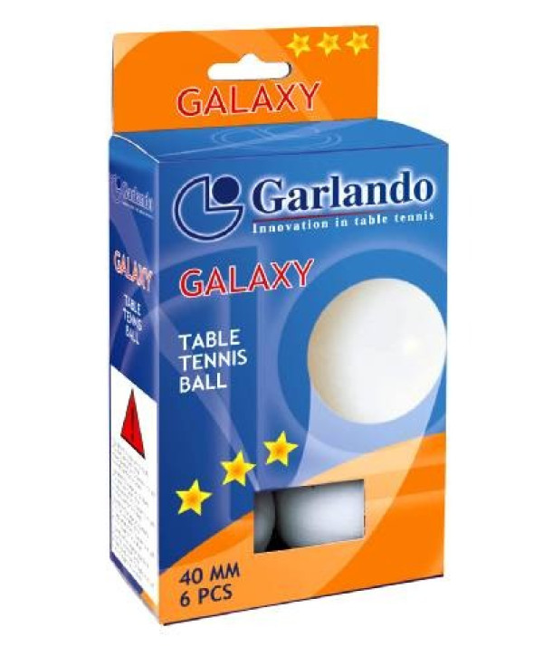 GARLANDO PALLINE PING PONG GALAXY 3 STELLE 6PZ