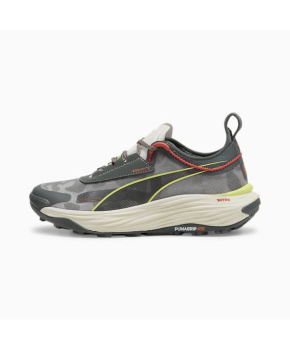 PUMA SCARPA TRAIL RUNNING W DONNA VOYAGE NITRO 3 MINERAL GRAY-ACTIVE RED-LIME POW